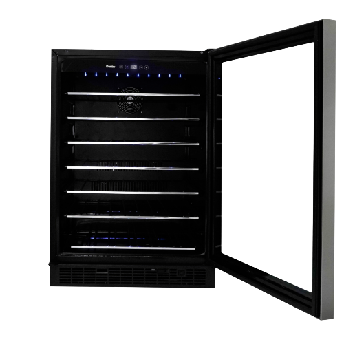 5.7 CF Built In Undercounter Wine Cooler, Single Door, Single Zone