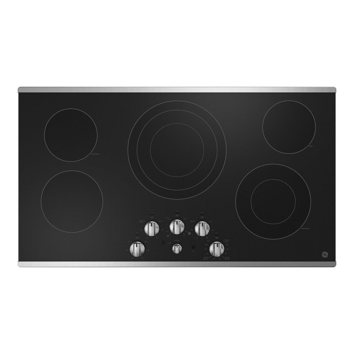 GE® 36" Built-In Knob Control Electric Cooktop