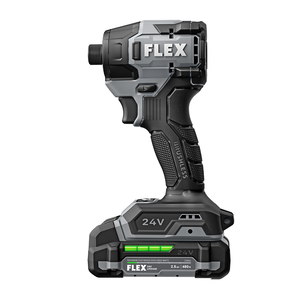 FLEX 24V 1/4" Hex Impact Driver Kit