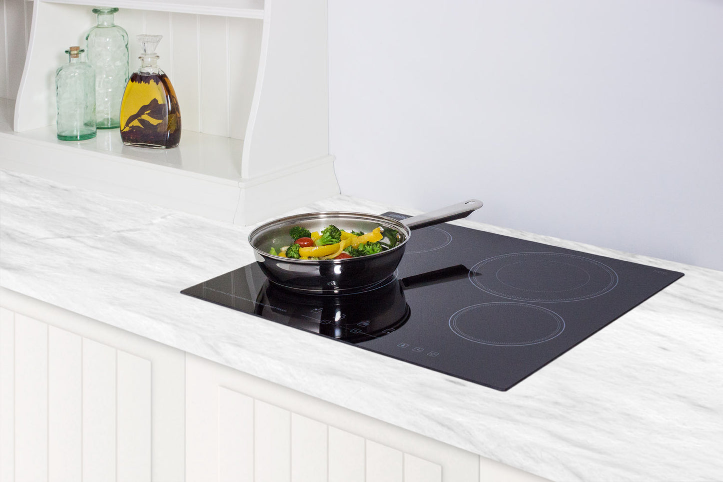 24" Wide 230V 4-Burner Radiant Cooktop