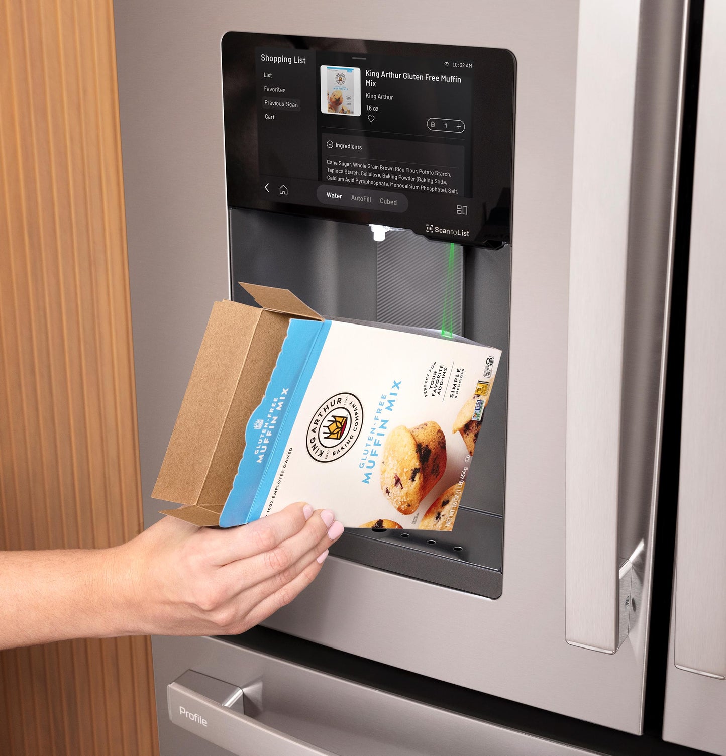GE Profile™ ENERGY STAR® 22.4 Cu. Ft. Smart Counter-Depth 4-Door French-Door Refrigerator with Kitchen Assistant™
