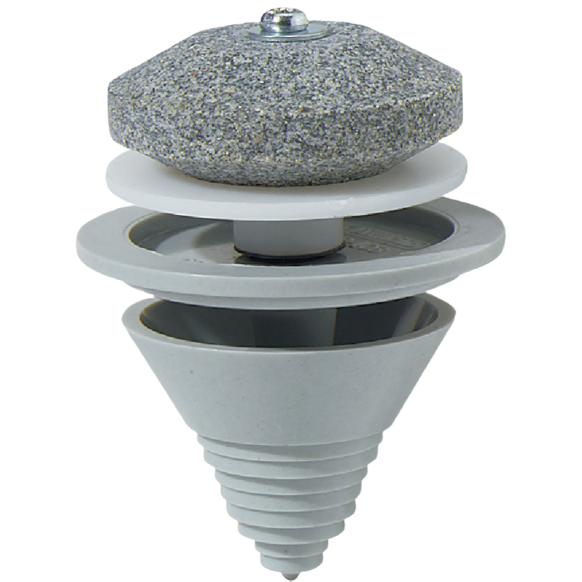 Gray rotary stone sharpener and balancer attachment for electric drills in home improvement and sharpeners collections under $50