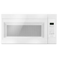 White over-the-range microwave with digital keypad and display in microwaves and kitchenware collections