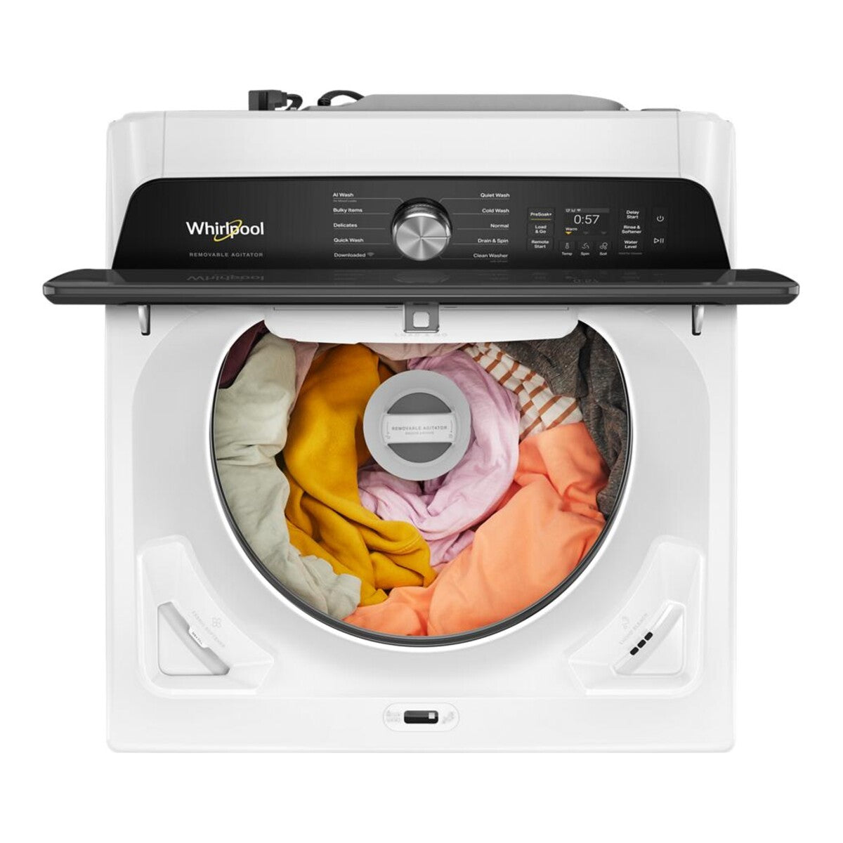 5.2 - 5.3 cu. ft. Smart Top Load Washer with the Removable Agitator