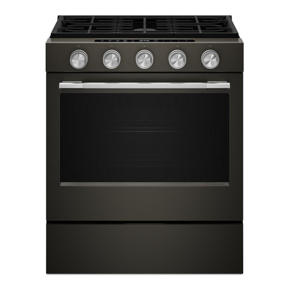 5.0 Cu. Ft. Smart Slide-in Gas Range with Convection Cooking Modes and 2-in-1 Burner