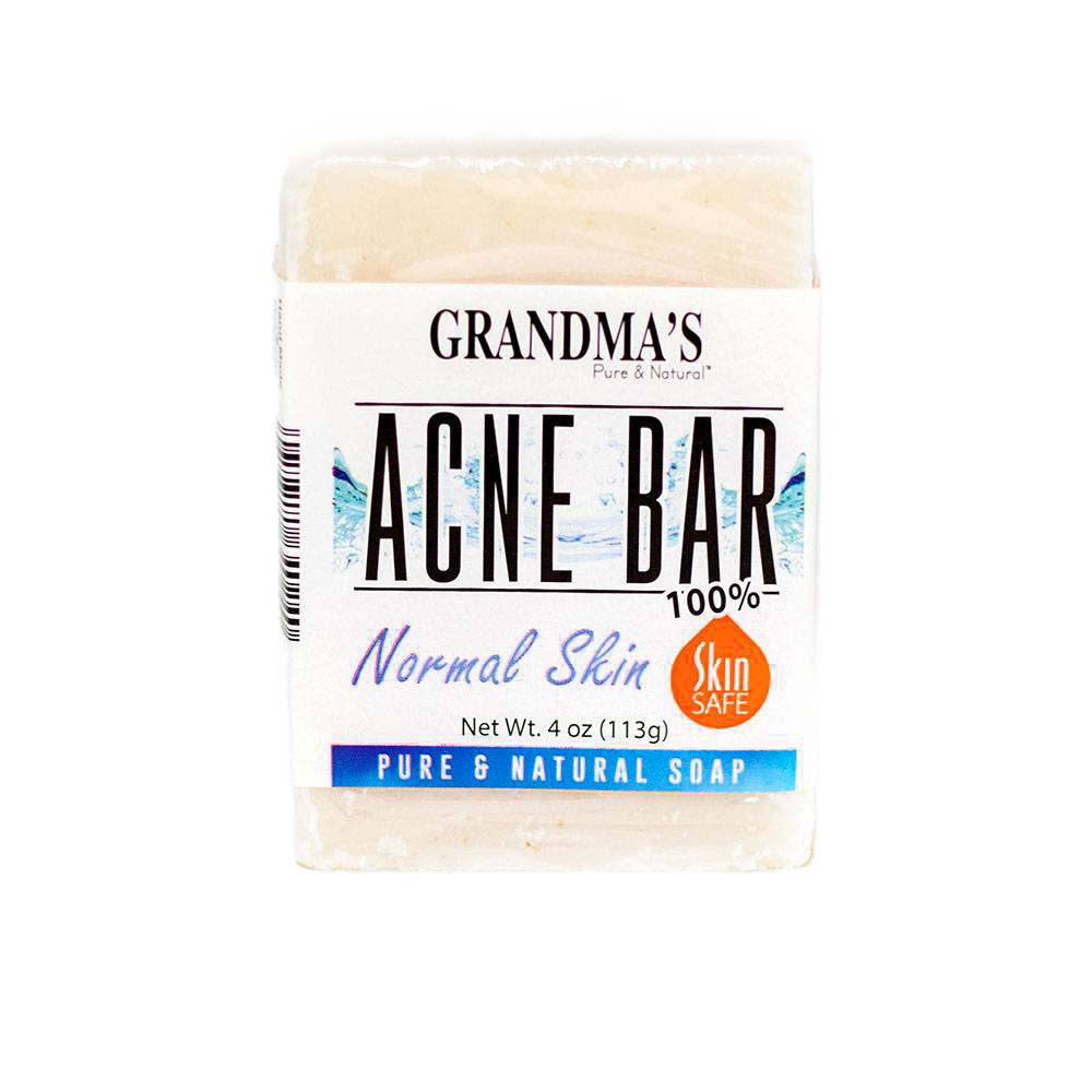 Bar soap for normal skin with natural ingredients, gentle acne treatment from Health & Beauty under $50 collection