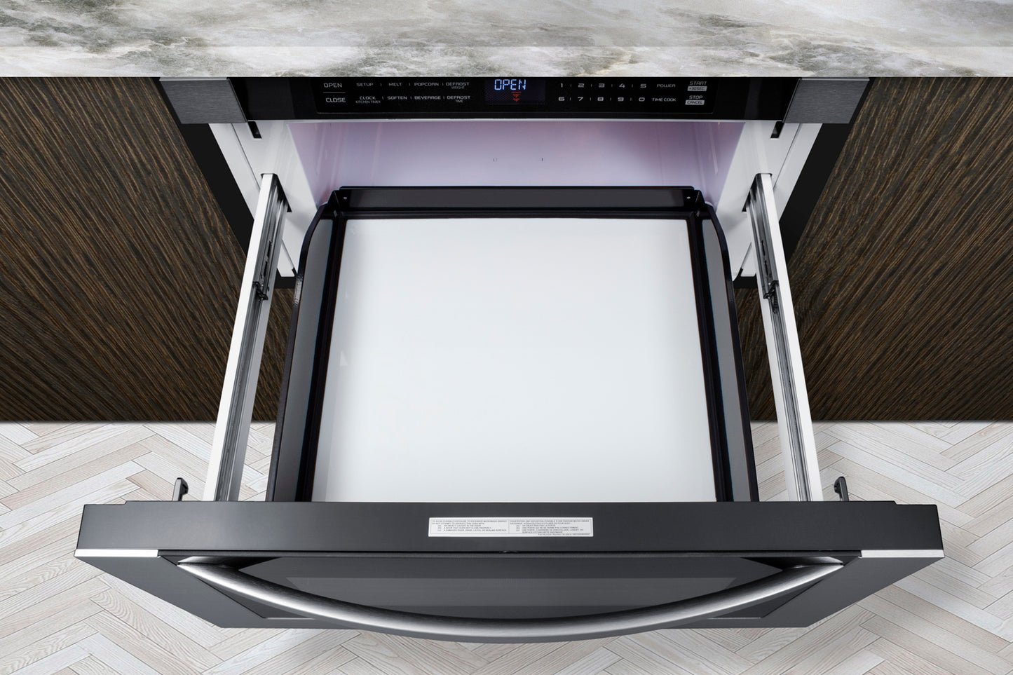 24" Wide Built-In Drawer Microwave
