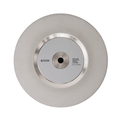 Coarse diamond grinding wheel with metal center designed for sharpening tools in home improvement projects