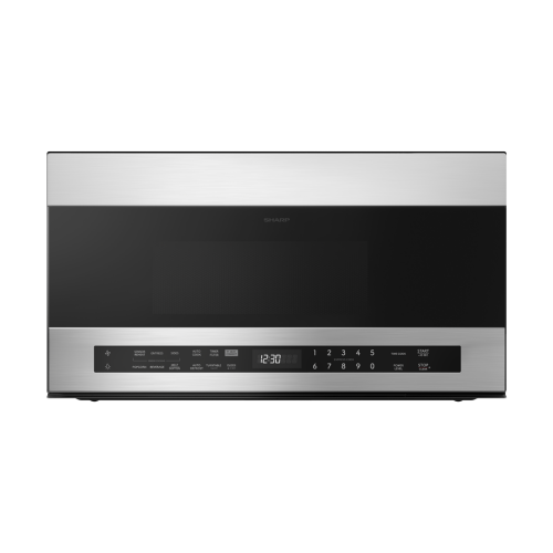 30-inch smart over-the-range microwave oven with stainless steel and black glass in Kitchen & Kitchenware collection