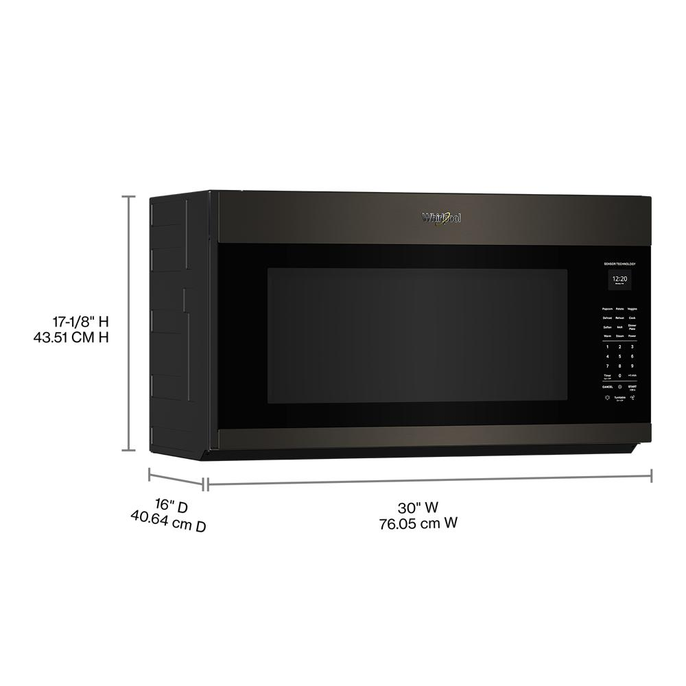 2.1 cu. ft. Microwave Hood with 4-Speed Venting