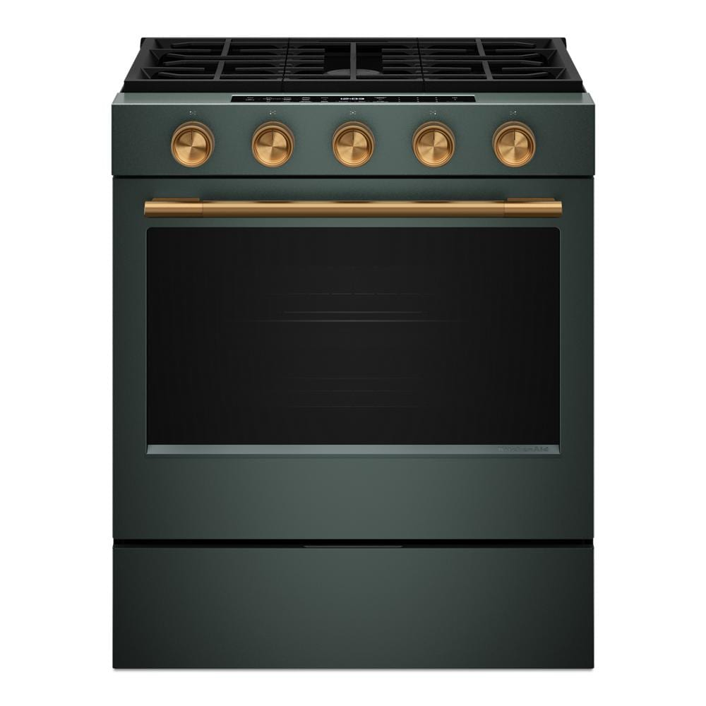5.0 Cu. Ft. Smart Slide-in Gas Range with Convection Cooking Modes and 2-in-1 Burner
