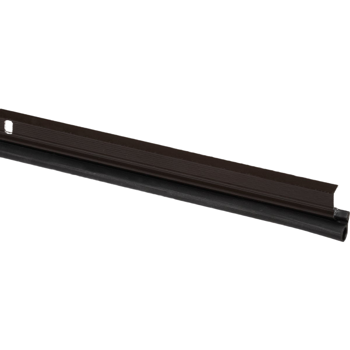 Bronze aluminum door jamb weatherstrip with vinyl seal for durable draft protection in hardware under $50 collection
