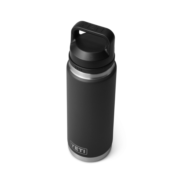 Black 26 oz stainless steel insulated bottle with chug cap, part of Drinkware and Kitchen & Kitchenware collections under $50