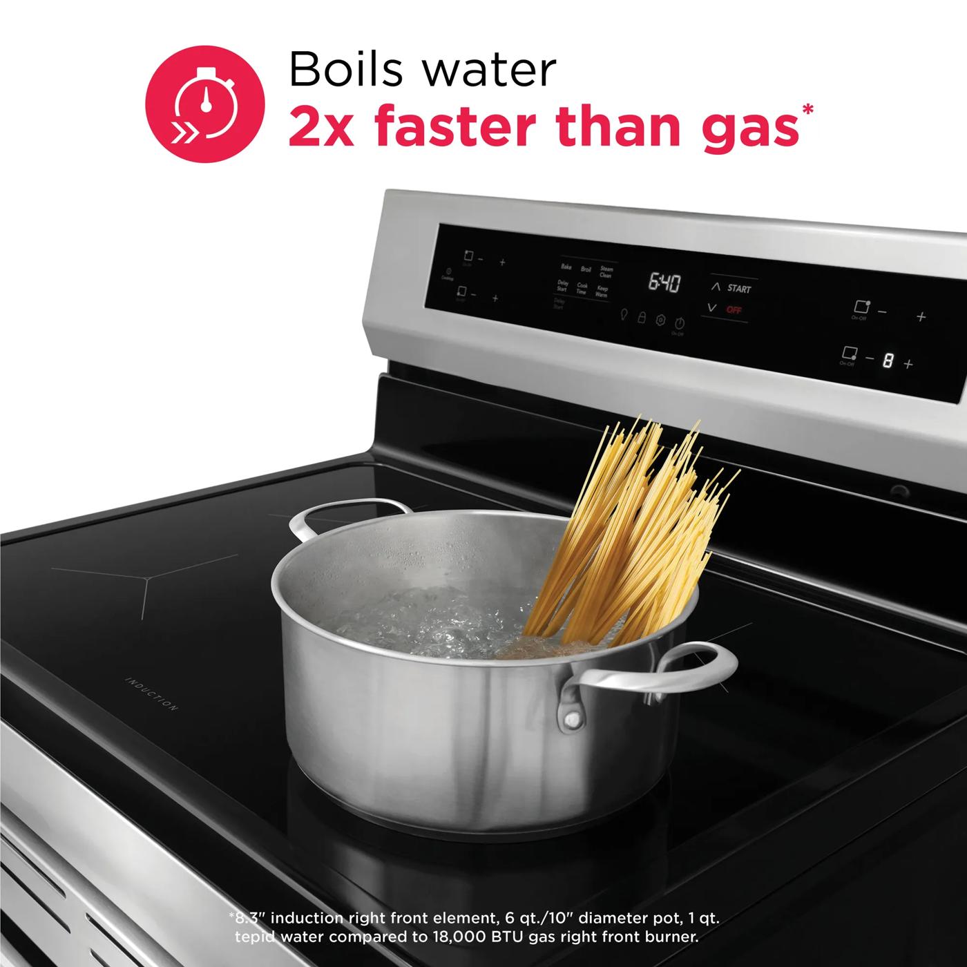 30" Rear Control Induction Range