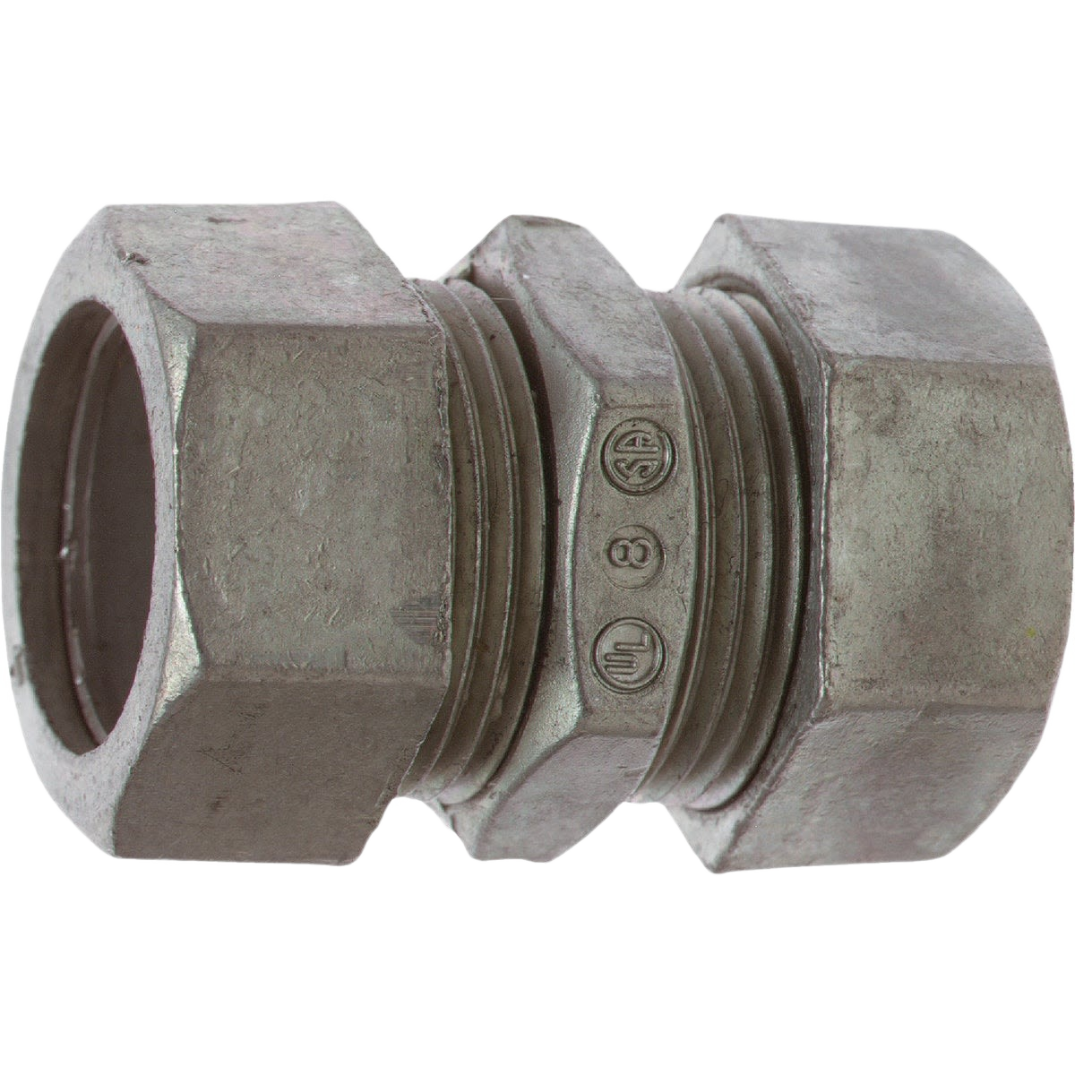 Metal compression conduit coupling for secure EMT conduit connections in electrical and home improvement collections under $50.
