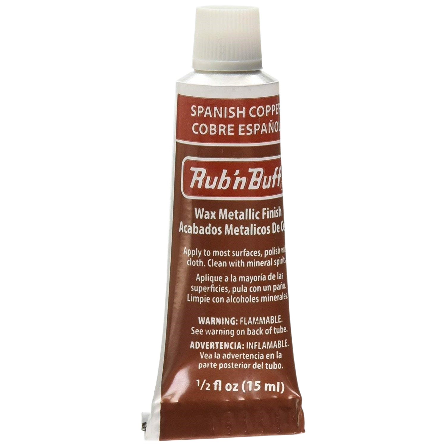 Notions Rub 'n Buff wax metallic finish in Spanish Copper for specialty paint and home improvement projects under $50