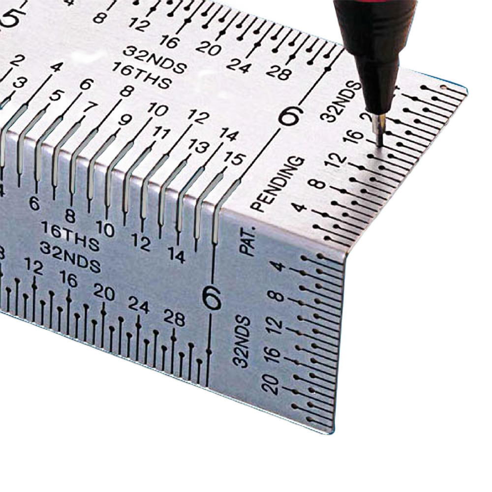 INCRA Precision Bend Rule, 6-In. tool measuring precise increments for home improvement projects with fine markings.