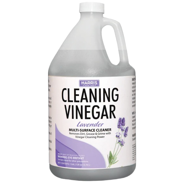 Large 128 oz lavender-scented cleaning vinegar for multi-surface use in household cleaning supplies and home improvement tasks