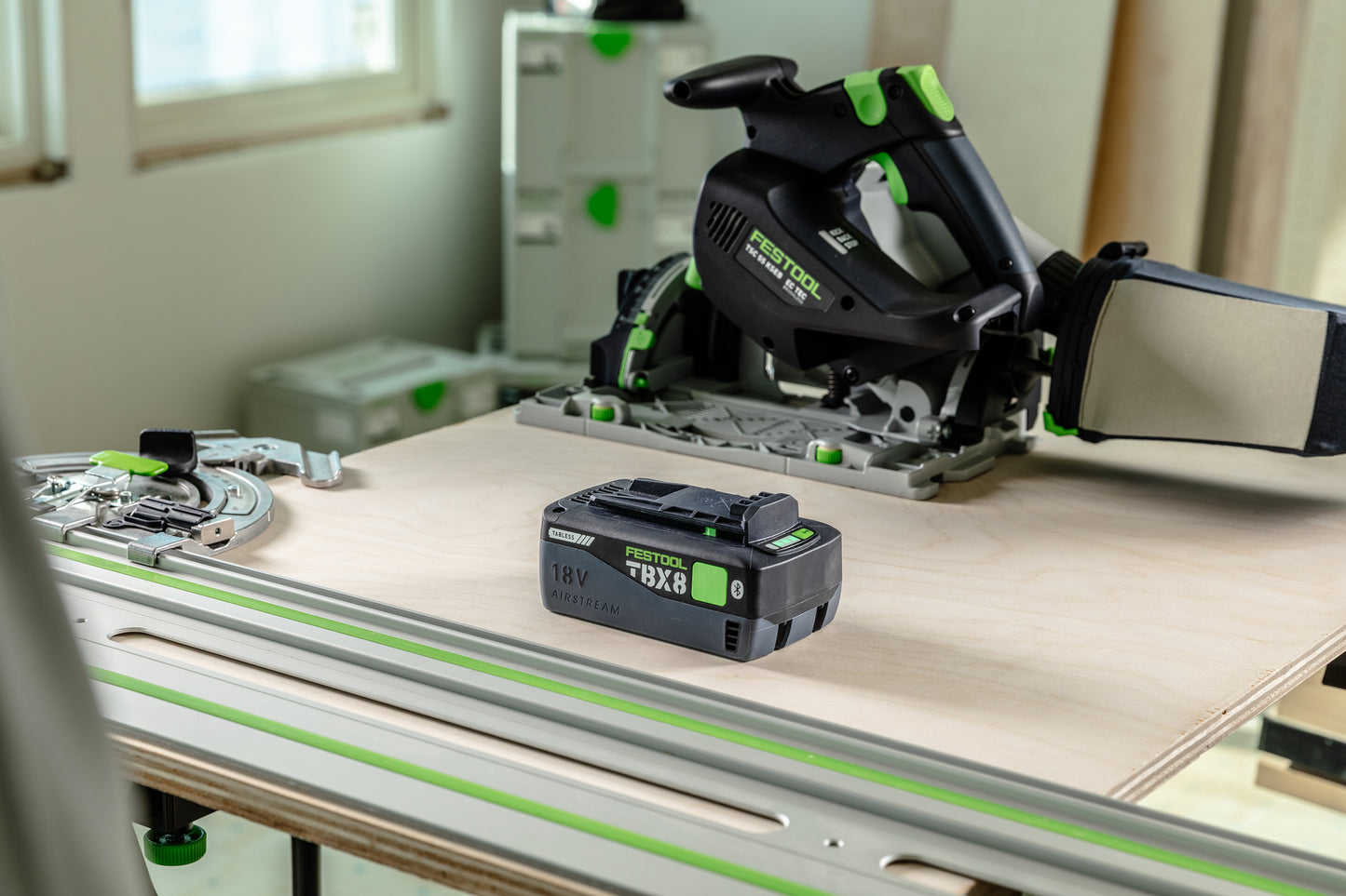 Festool 577991 Cordless Track Saw TSC 55 KSEB-Basic
