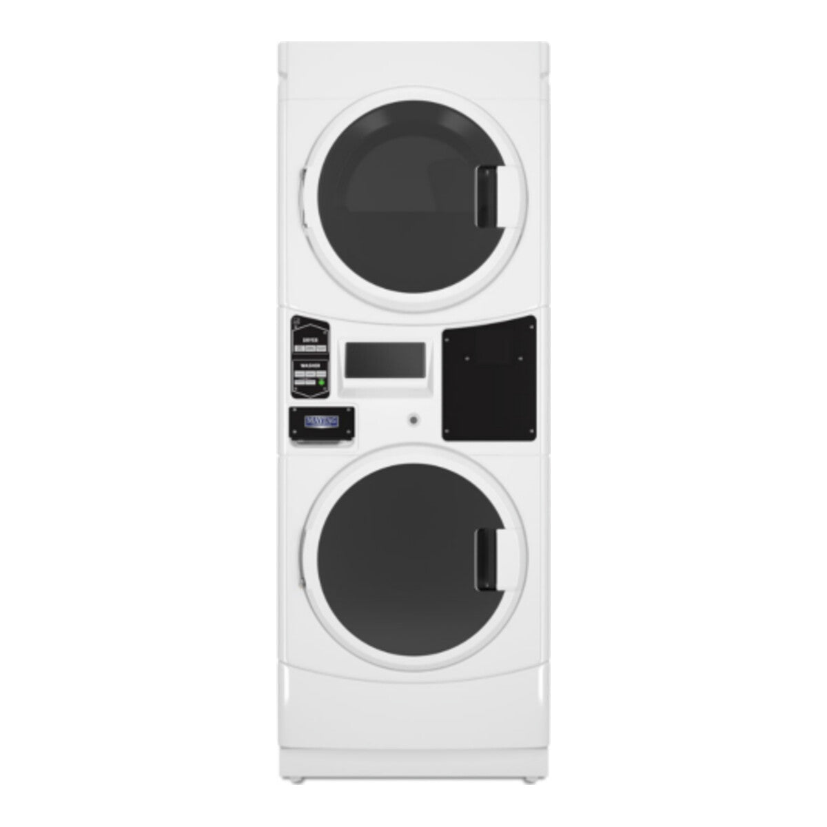 27" Commercial Gas Stack Washer/Dryer, Card Reader Ready or Non-Vend