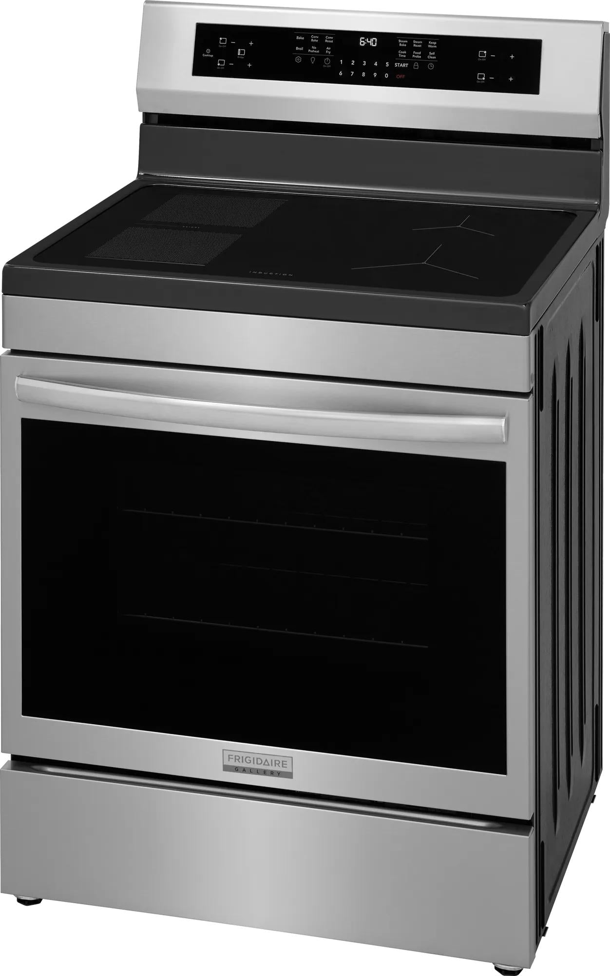 Freestanding induction range with total convection, glass cooktop, digital control panel in Ranges and Kitchen & Kitchenware collections