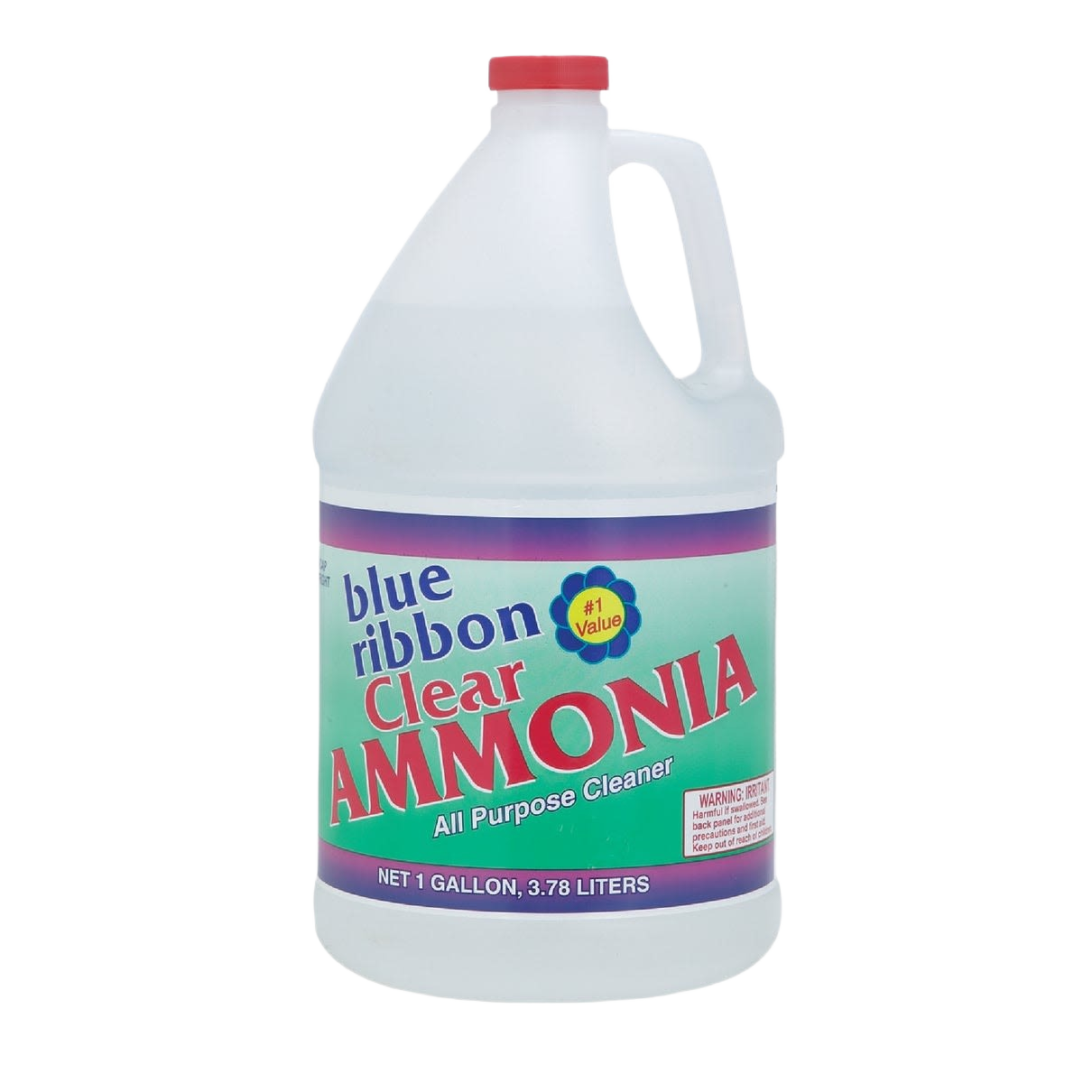 One gallon jug of clear ammonia cleaner for versatile household cleaning in cleaning supplies under 50 dollars