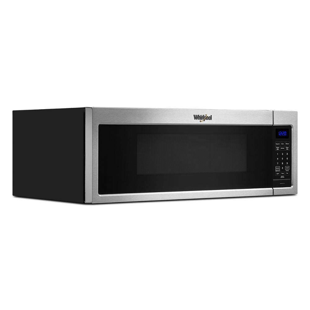 Stainless steel low profile microwave with digital control panel for ventilation in microwaves and kitchen appliances collection