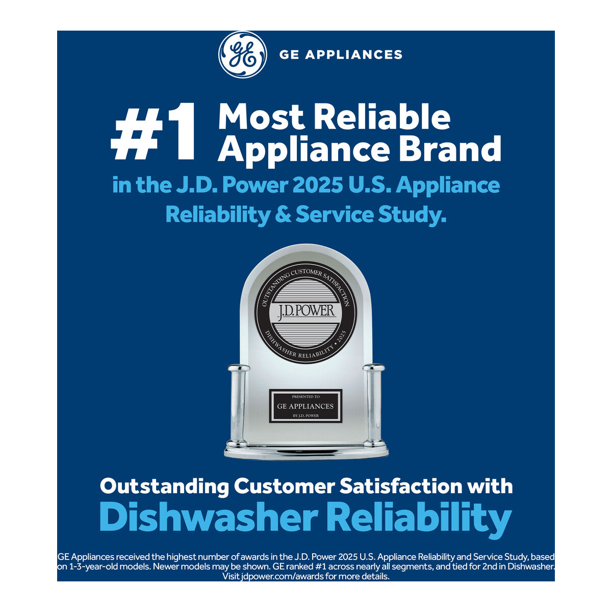 GE® Dishwasher with Front Controls