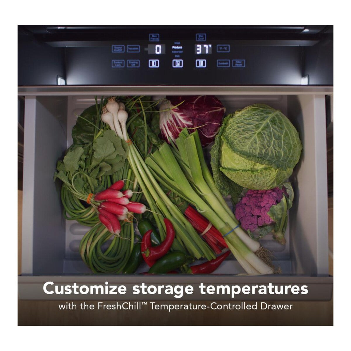 25.5 Cu. Ft. 42-Inch Built-In Side-by-Side Refrigerator with Signature Platinum Interior in Black Ore