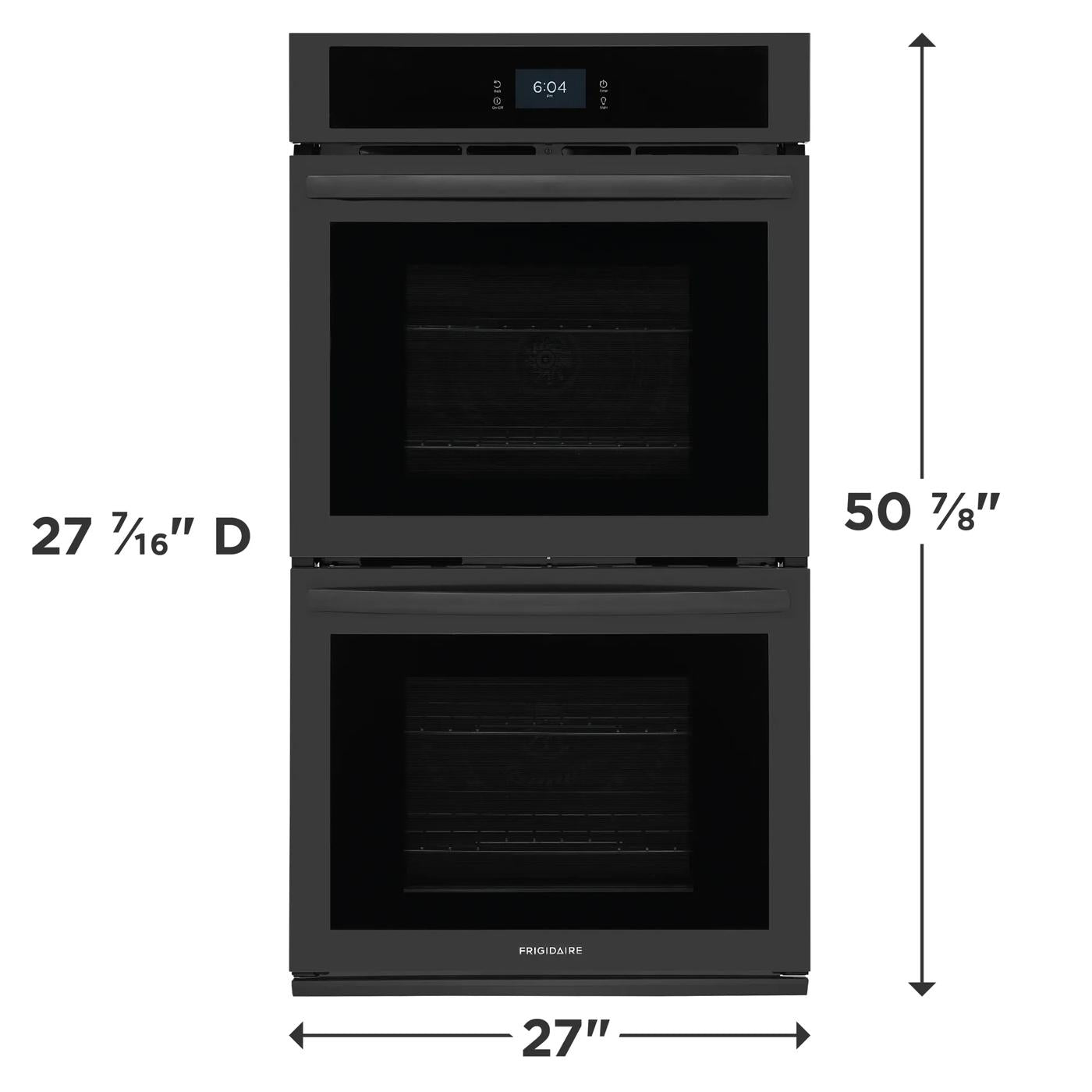 27" Double Electric Wall Oven with Fan Convection