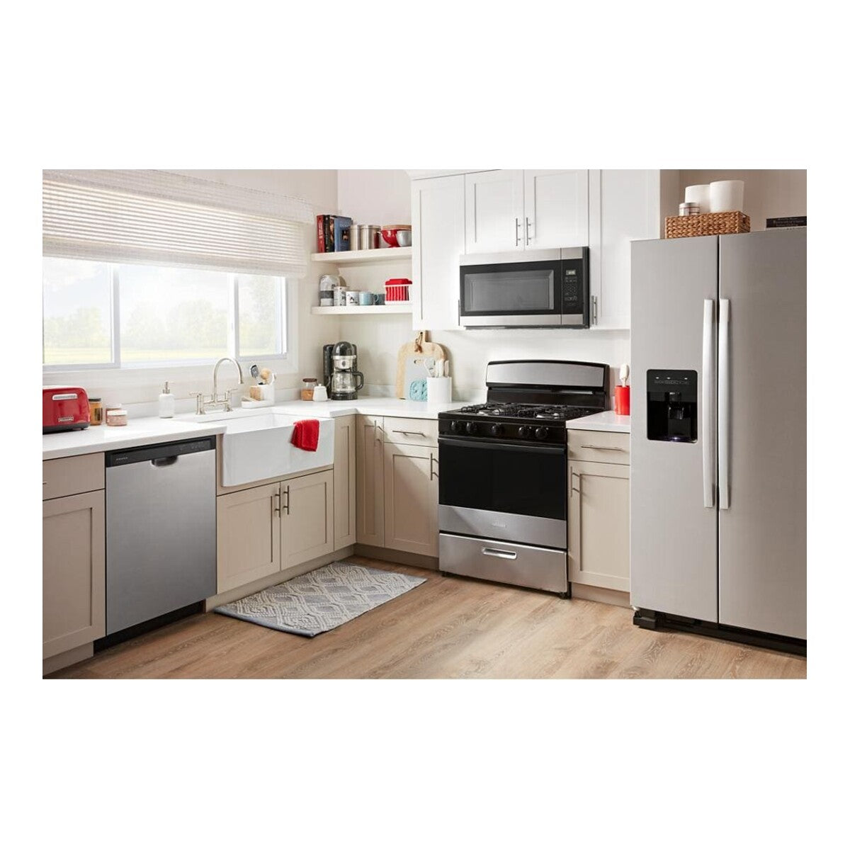 Amana® 30-inch Gas Range with Easy-Clean Glass Door