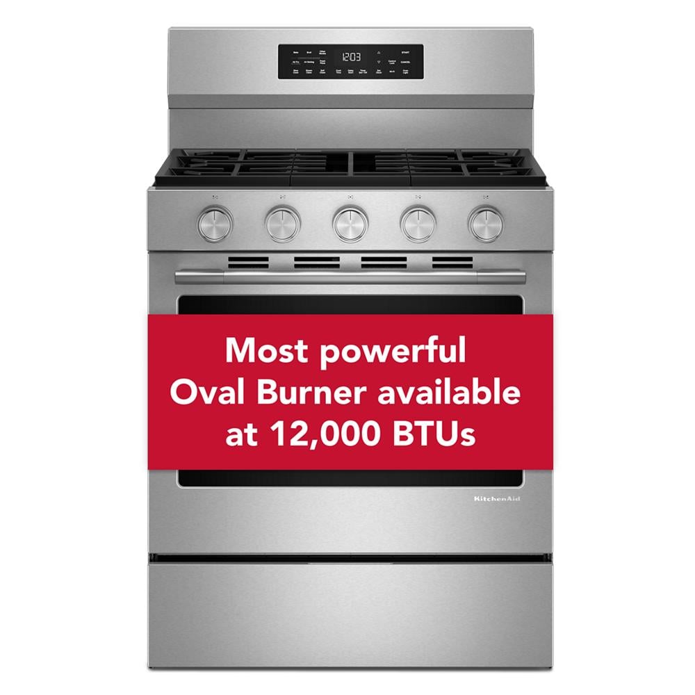 5.0 Cu. Ft. Smart Freestanding Gas Range with Convection Cooking Modes