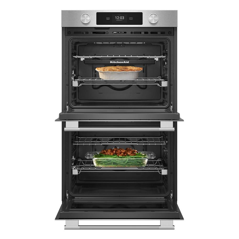 30-inch Smart Electric Double Wall Oven with Intelligent Cooking Camera - PrintShield™ Finish