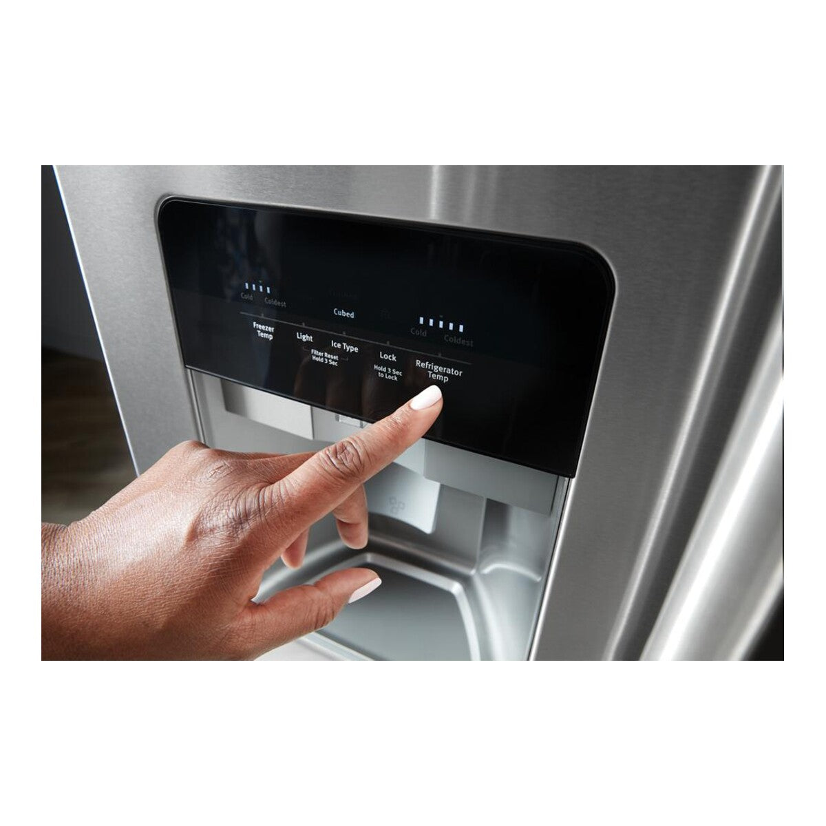 36-Inch Wide Side-by-Side Refrigerator - 25 Cu. Ft.