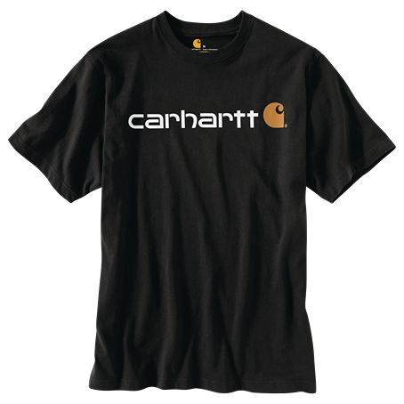 Carhartt Men's Loose Fit Heavyweight Short-Sleeve Logo Graphic T-Shirt