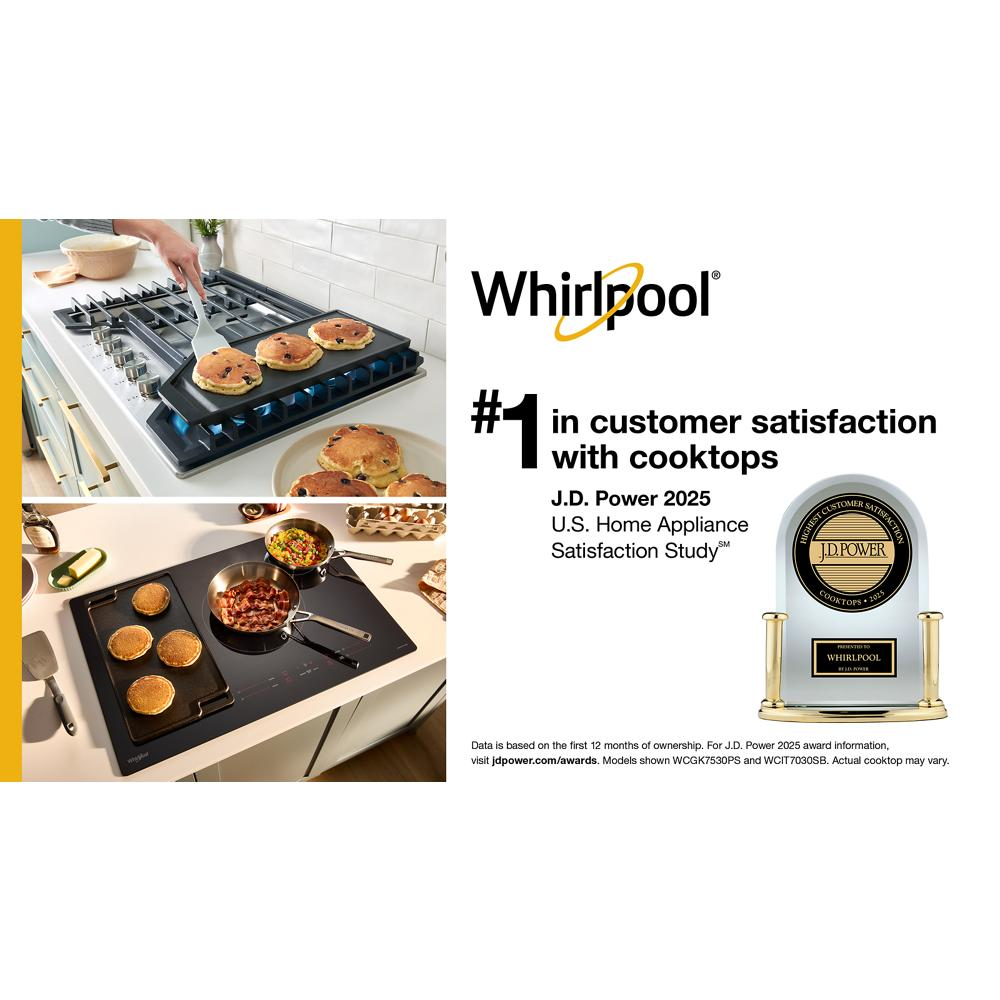 36-inch Gas Cooktop with 5 Burners and EZ-2-Lift™ Hinged Cast-Iron Grates
