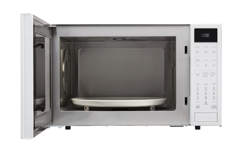 Stainless steel convection countertop microwave with carousel turntable and digital control panel from Kitchen & Kitchenware collection