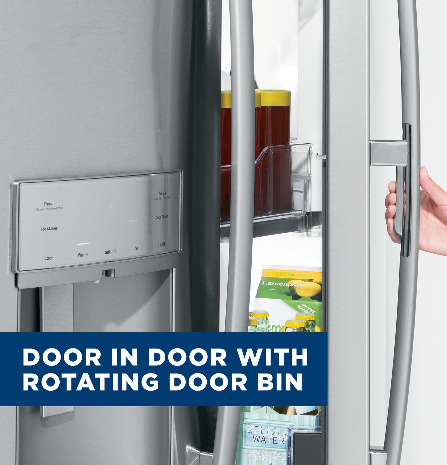 GE Profile™ Series 27.7 Cu. Ft. French-Door Refrigerator with Door In Door and Hands-Free AutoFill