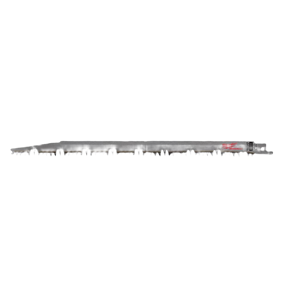Single 12-inch 5-TPI pruning blade with sharp teeth designed for tools and home improvement tasks