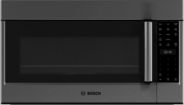 800 Series, Over-The-Range Microwave, 30'', Left SideOpening Door, Black Stainless Steel
