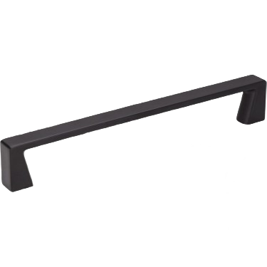 Matte black 160mm cabinet pull with sleek modern design for hardware and furniture accessories under $50 collection