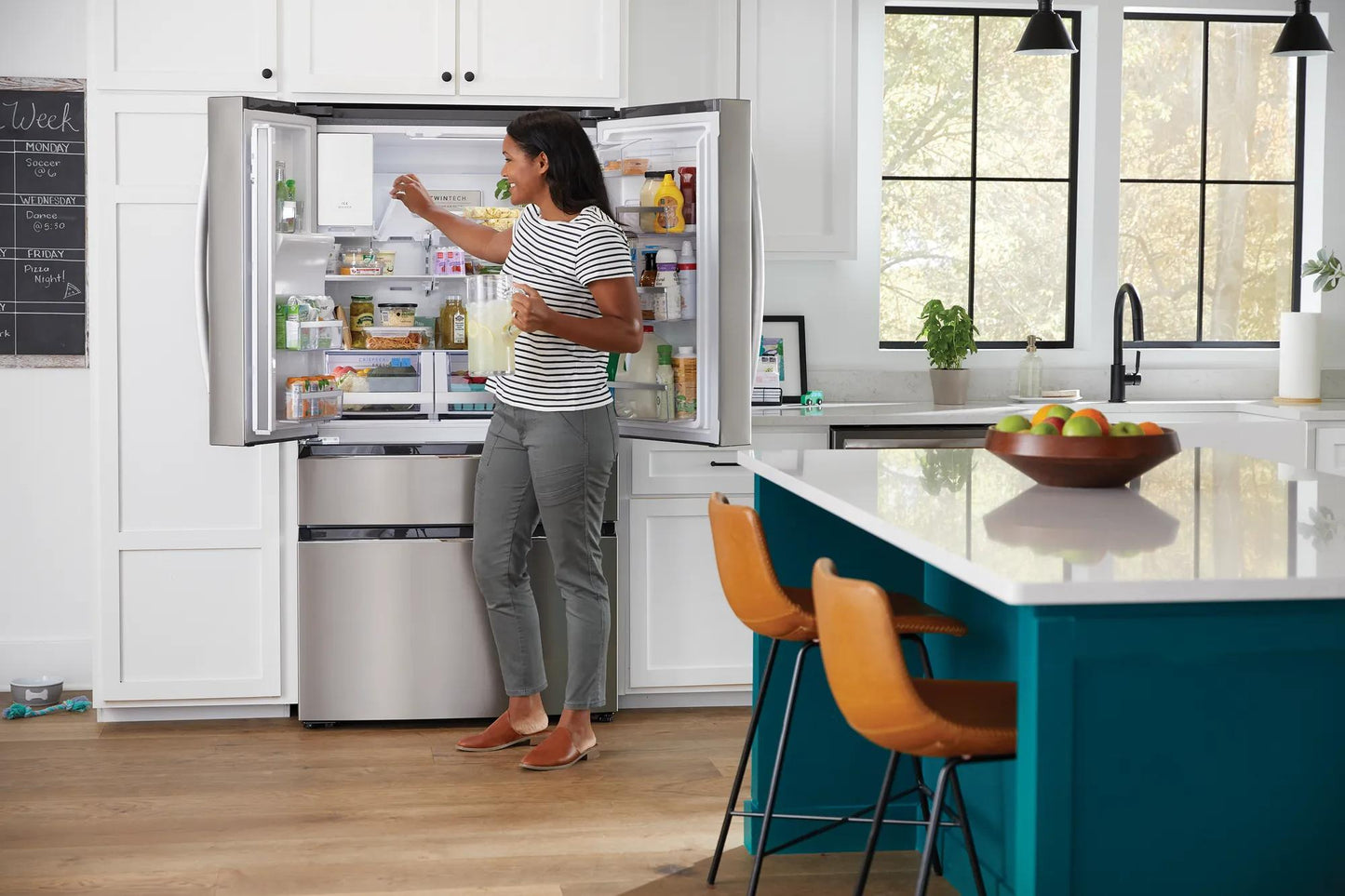 22 Cu. Ft. Counter-Depth 4-Door French Door Refrigerator