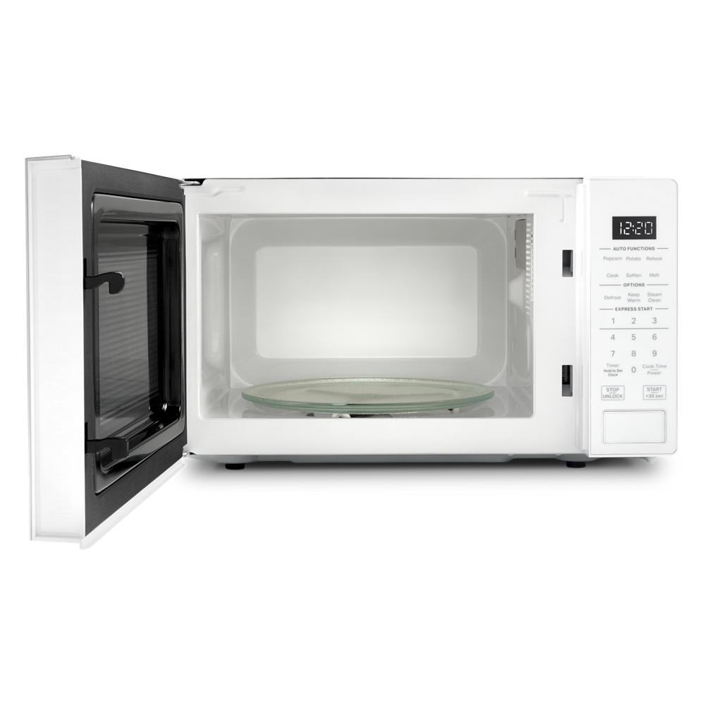 0.7 cu. ft. White Countertop Microwave With Steam Clean - 700 watt