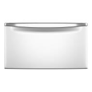 White pedestal drawer accessory for front load washer and dryer in appliance parts and home improvement.