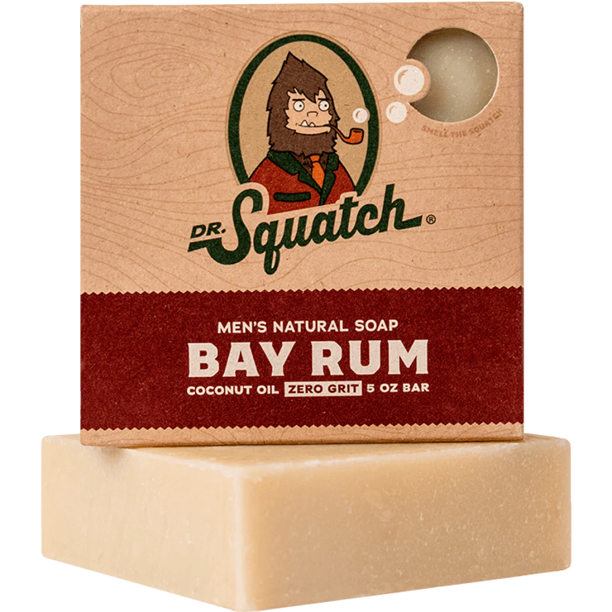 Men's natural Bay Rum soap bar with coconut oil, part of Health & Beauty and Men's Grooming collections under $25