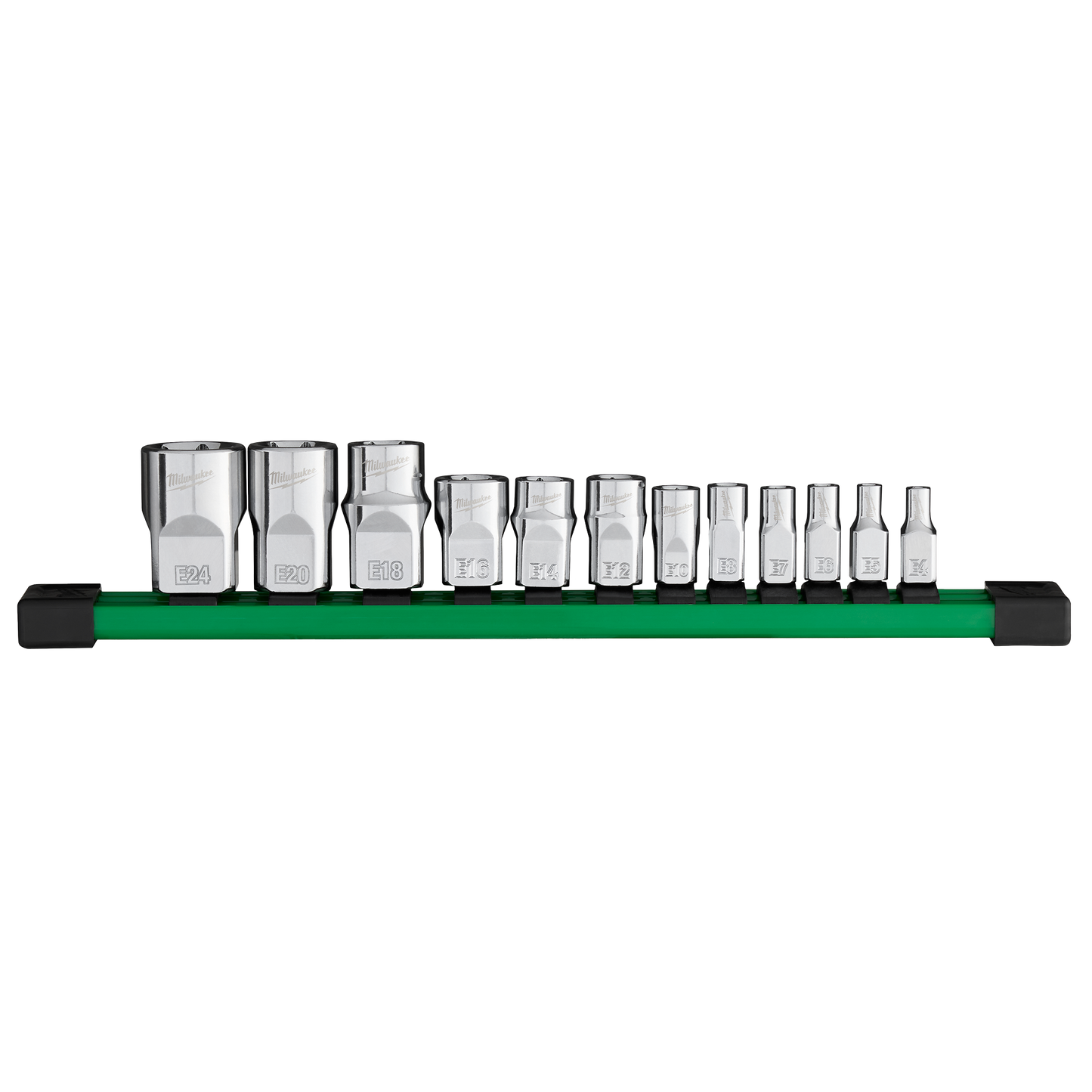 Milwaukee 12pc 1/4”, 3/8”, & 1/2” Drive External TORX® Socket Set