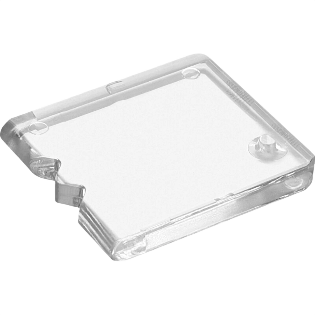Clear plastic splinter guard accessory designed for jigsaws to improve cutting precision and safety in tools and home improvement.