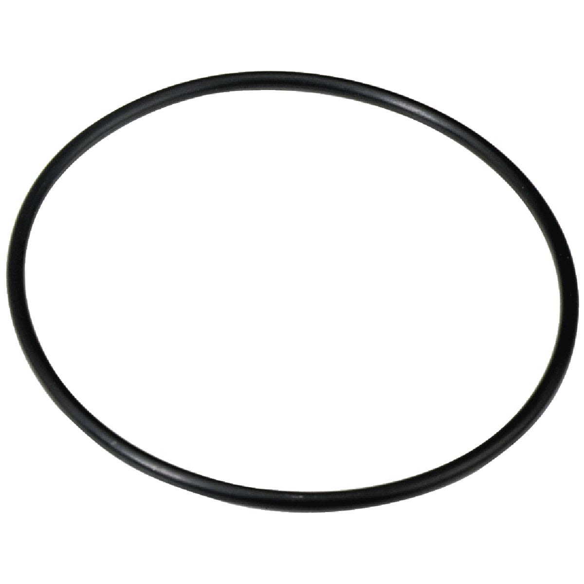 Black circular replacement O-ring gasket designed for sealing and maintenance in home improvement tasks