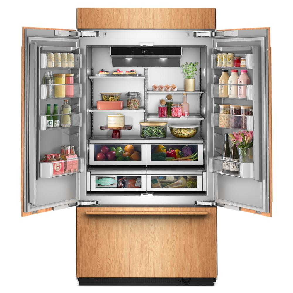 24.2 Cu. Ft. 42" Built-In Panel-Ready French Door Bottom Mount Refrigerator with Platinum Interior