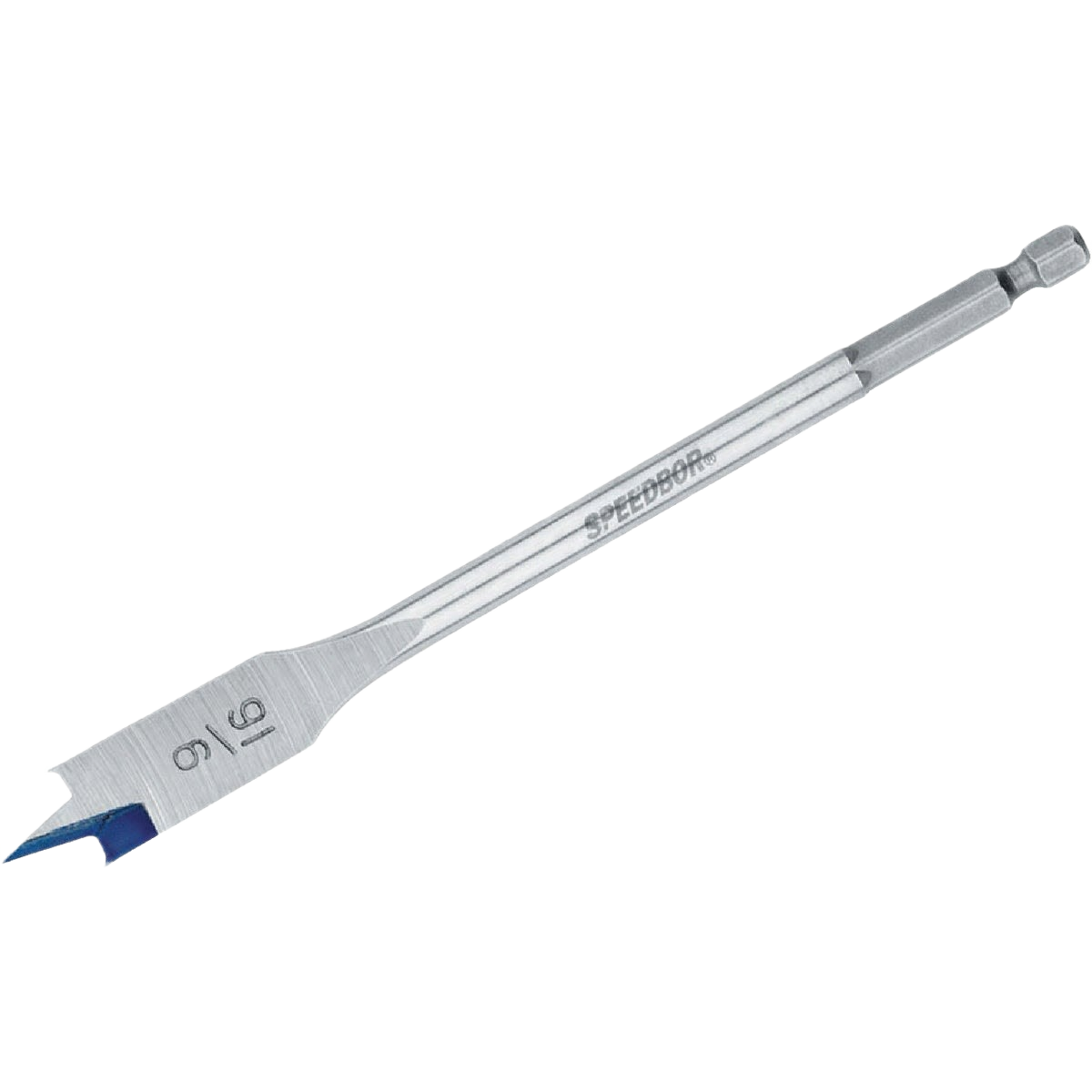 Irwin Speedbor 9/16 inch spade bit with Blue-Groove tip for fast chip removal in tool accessories under $50 collection